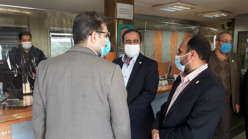 بازدید سرزده مدیرعامل بیمه البرز از شعبه نمونه