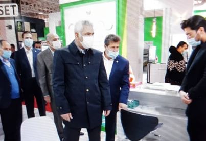 بازدید مدیرعامل و اعضای هیات مدیره پست بانک ایران از بیست و یکمین نمایشگاه بین المللی تلکام