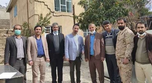 بازدید مدیر بیمه های آتش سوزی بیمه «ما» از مناطق زلزله زده شهرستان سی سخت
