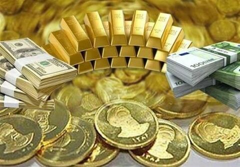 تغییرات نرخ طلا و ارز در بازار روز نخست هفته