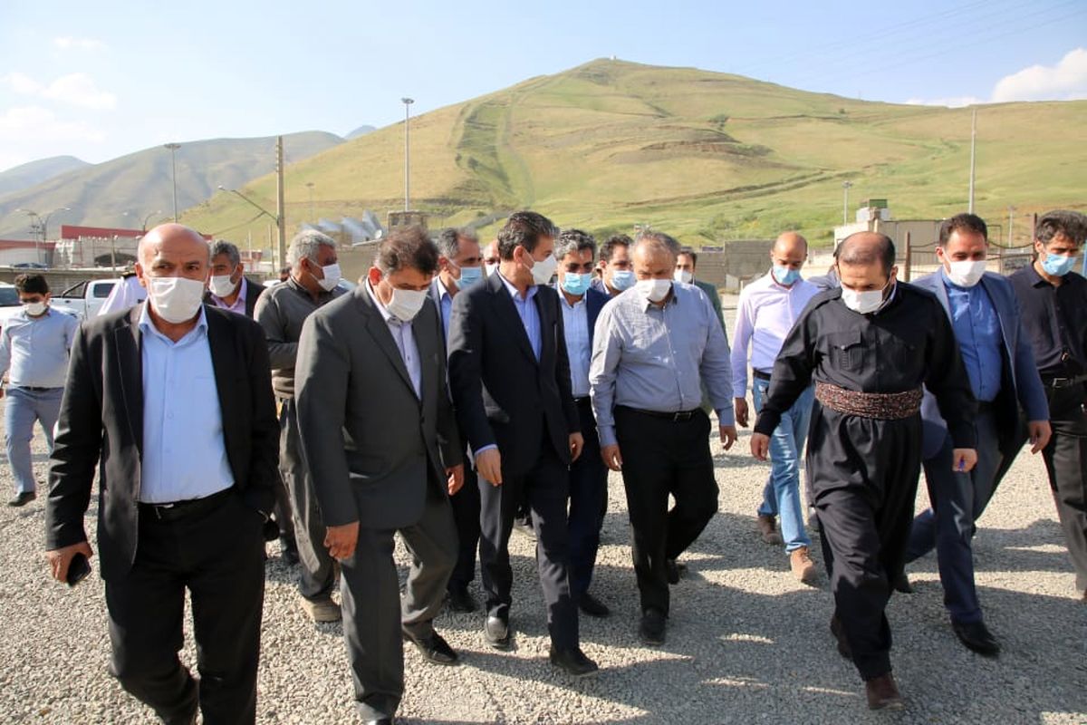 بازدید وزیر صمت از پایانه مرزی تمرچین