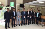 رئیس هیأت مدیره بانک مهر ایران از شعبه کیش بازدید کرد