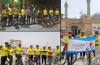 رکاب زنی دوچرخه سواران پتروشیمی امیر کبیر از شهرک بعثت تا مسجد جامع خرمشهر
