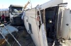 مسافران اتوبوس حادثه دیده در محور زاهدان – آباده سرباز معلم بودند