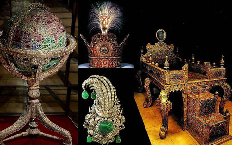 جواهرات معروف ایرانی/ از «دریای نور» تا «تاج کیانی»