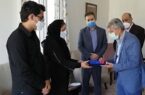 دیدار معاون شعب بانک ملی ایران با خانواده همکار جانباخته در اثر کرونا