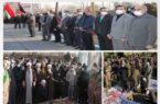 حضور مدیران و کارکنان پست بانک ایران در مراسم وداع و تدفین شهدای گمنام