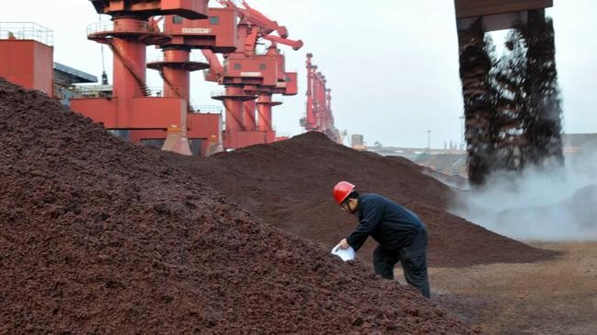 موجودی انبارهای سنگ آهن چین در کمترین سطح ۳ ماهه قرار دارد
