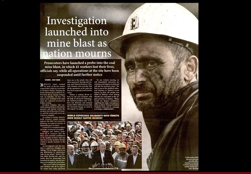رکورد جهانی مرگ کارگران معدن در ترکیه