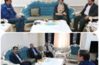 دیدار مدیرکل حج و زیارت و مدیرکل بهزیستی خوزستان با قائم مقام مدیرعامل در امور ستادی و مسئولیت های اجتماعی