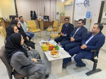 بازدید مدیرعامل بیمه میهن از شعبه غرب تهران