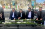 حضور مدیر عامل صندوق تامین خسارت های بدنی در گلزار شهدای زاهدان در آستانه چهل و چهارمین سالگرد انقلاب اسلامی
