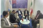 بازدید سفیر ایران در کنیا از غرفه پتروشیمی امیرکبیر