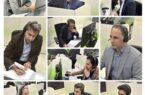 مدیران ارشد بانک قرضالحسنه مهر ایران در مرکز ارتباط با مشتریان پاسخگوی مشتریان هستند
