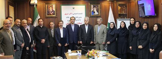 کارشناسان روابط عمومی بانک در سراسر کشور با بهزاد شیری مدیرعامل دیدار کردند