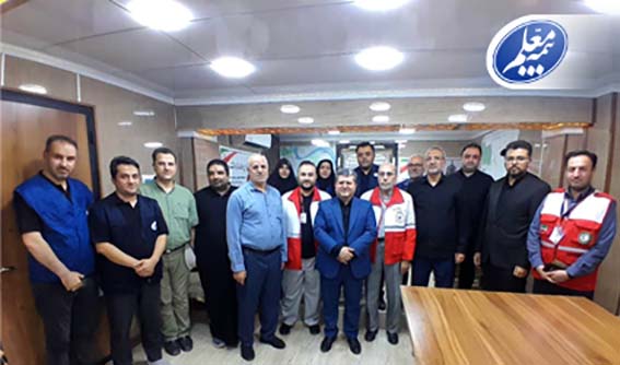 بازدید مدیرعامل بیمه معلم از قرارگاههای این شرکت در عراق