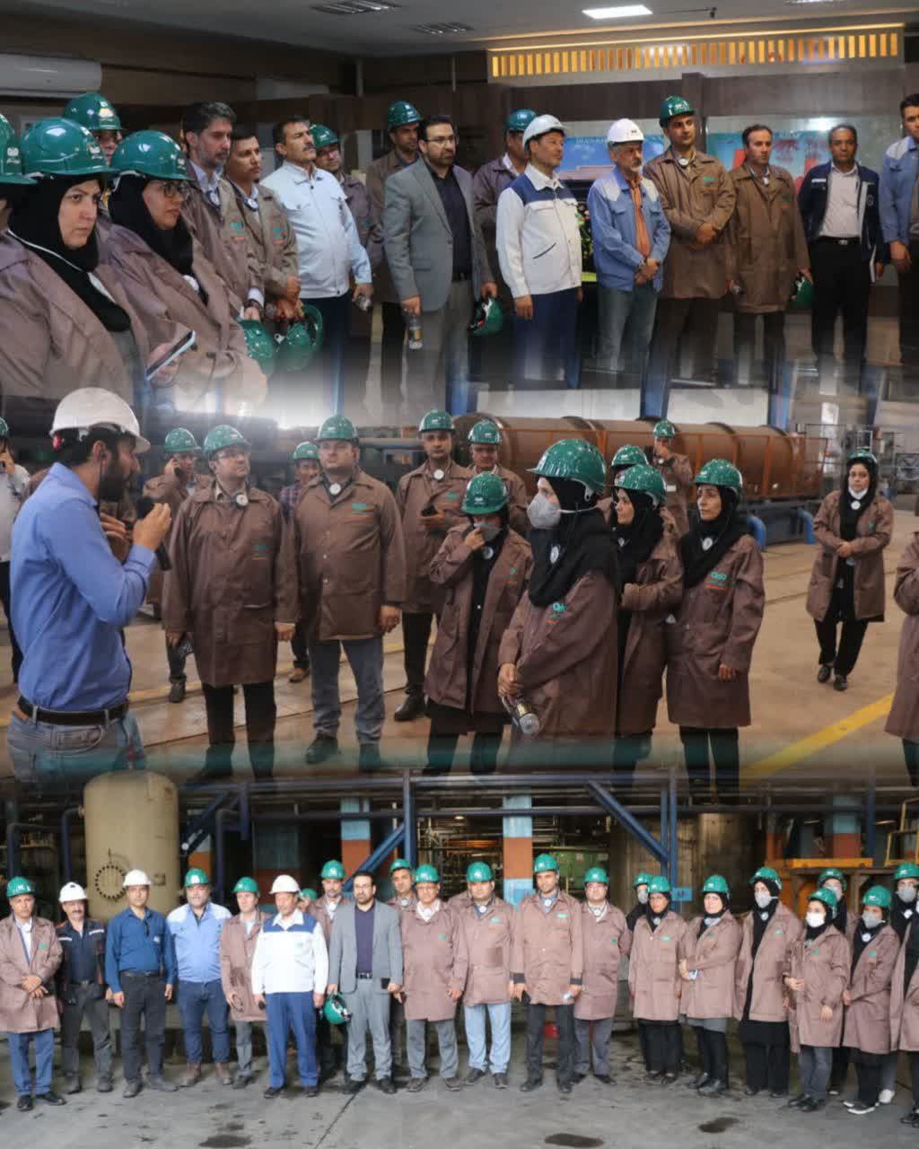 بازدید مسئولین خواف از شرکت فولاد سنگان