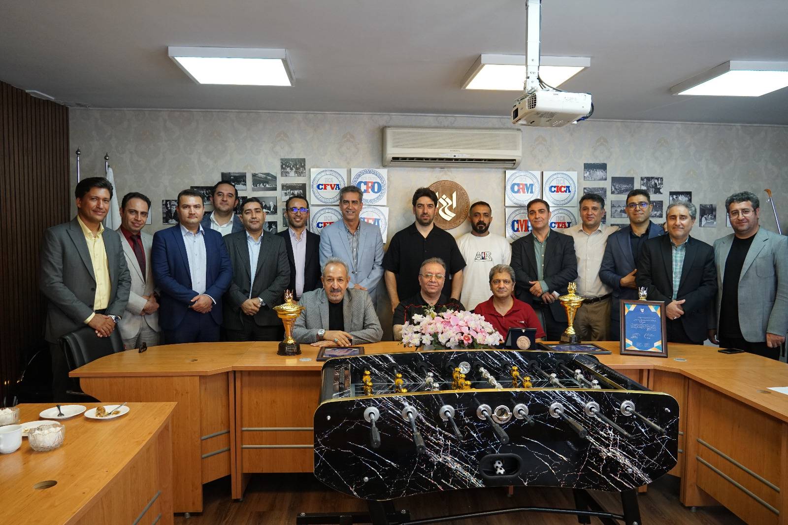 تورنمت فینال فوتبال دستی انجمن حسابداران خبره ایران برگزار شد