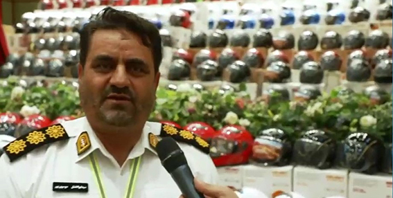 اهدای پنج هزار کلاه ایمنی به موتورسیکلت سواران تهرانی