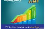 رشد ۵۱ درصدی حق بیمه تولیدی بیمه سرمد در سال ۱۴۰۳ رشد ۵۱ درصدی حق بیمه تولیدی بیمه سرمد در سال ۱۴۰۳