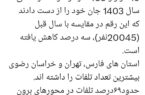 تلفات حوادث رانندگی پارسال ۳درصد کاهش یافت تلفات حوادث رانندگی پارسال ۳درصد کاهش یافت