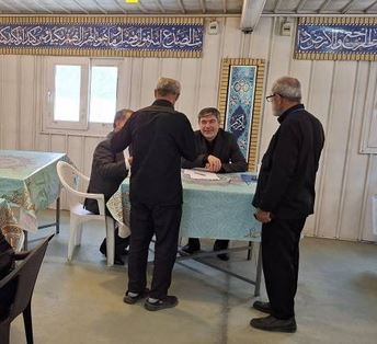 برپایی میز خدمت بیمه ایران در مصلای نماز جمعه تهران