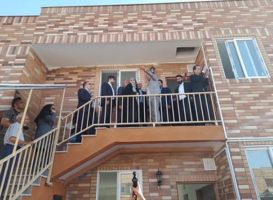 بازدید وزیر راه و شهرسازی از پروژه نهضت ملی مهرگان مشهد/ تامین مالی بانک مسکن در ساخت پروژه مهرگان