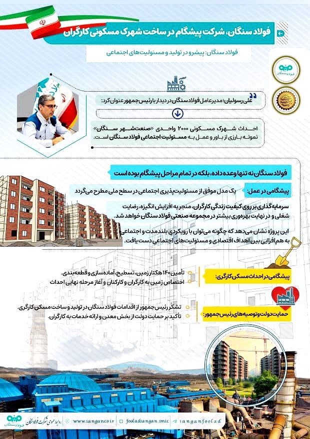 فولاد سنگان پرچمدار مسئولیتهای اجتماعی در منطقه