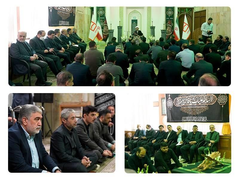 مدیران و همکاران بانک مسکن در سوگ بانوی دو عالم(س) گرد هم آمدند