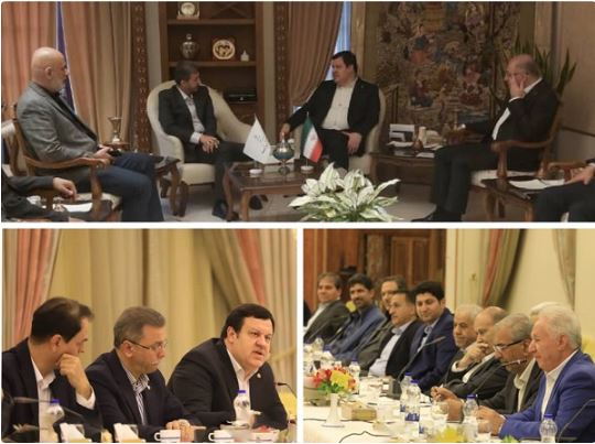 نشست های جداگانه مدیرعامل بانک ملت با استاندار و فعالان اقتصادی استان اصفهان