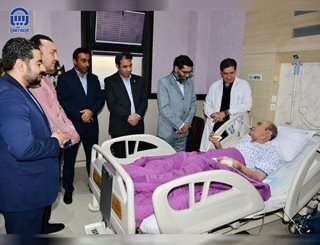 عیادت بیمه آسیا از پیشکسوت موسیقی کشور