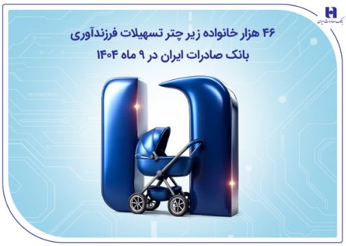 ۴۶ هزار خانواده زیر چتر تسهیلات فرزندآوری بانک صادرات ایران در ۹ ماه ۱۴۰۴