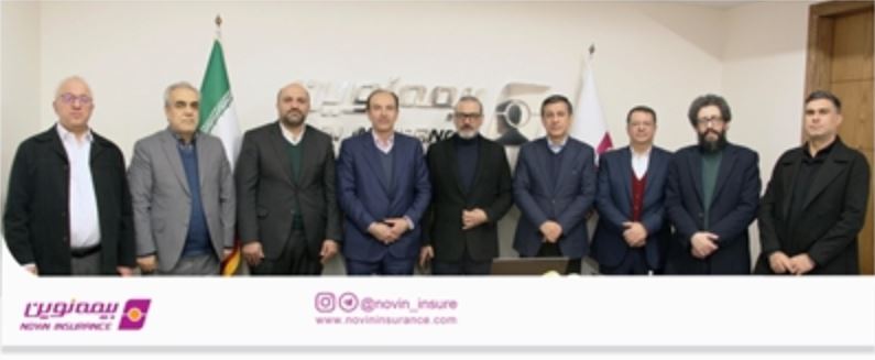 علیرضا قربانی، بیمهگذار بیمه نوین، با مدیرعامل و اعضای هیئتمدیره دیدار کرد