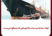 فولاد، صادرات و سیاستگذاریهایی که بهموقع نمیرسند