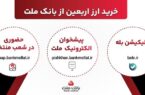 افزایش ظرفیت پذیرش مشتریان در بانک ملت برای فروش حضوری و غیرحضوری ارز اربعین افزایش ظرفیت پذیرش مشتریان در بانک ملت برای فروش حضوری و غیرحضوری ارز اربعین