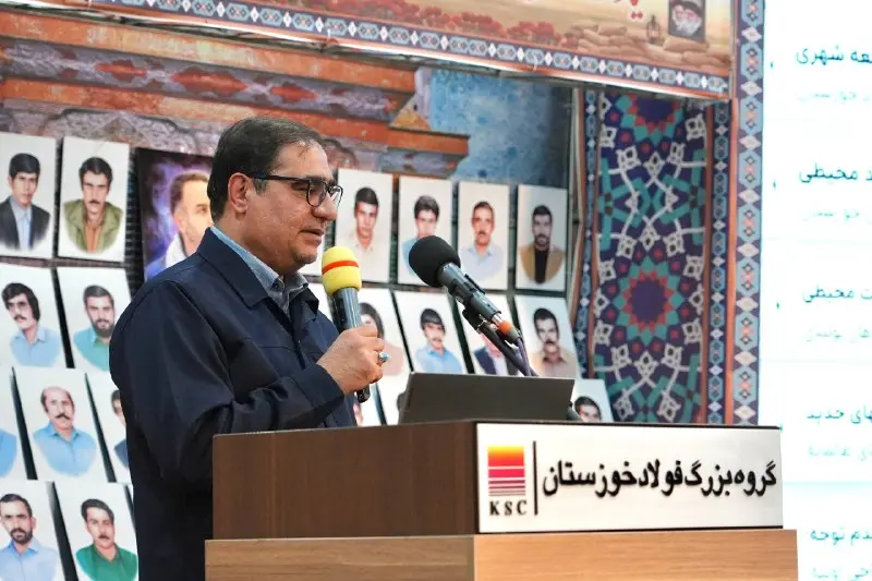 افزایش تولید، با کاهش غبار در فولاد خوزستان