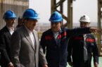 وزیر صمت از خط تولید فولاد اکسین بازدید نمودند