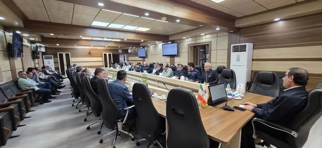 جلسه کمیته عالی HSE شرکت فولاد خوزستان
