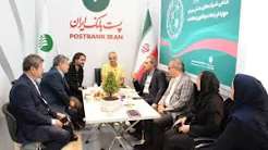 حضور مدیرکل ارتباطات و فناوری اطلاعات استان تهران در غرفه پست بانک ایران در نمایشگاه الکامپ